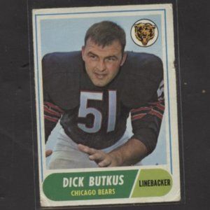 1968 TOPPS FOOTBALL DICK BUTKUS CHICAGO BEARS